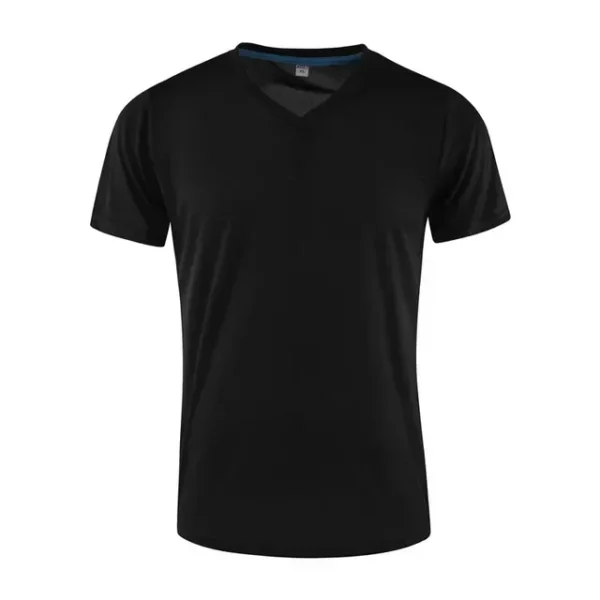 V-neck Quick Drying T-shirt Custom Printed Logo - Image 7